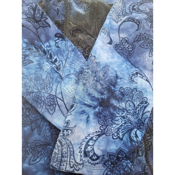 Fairy Grunge Velvet Burnout Top Whimsigoth Womens Petite LG Sami & Jo Vtg y2k - Picture 10 of 10